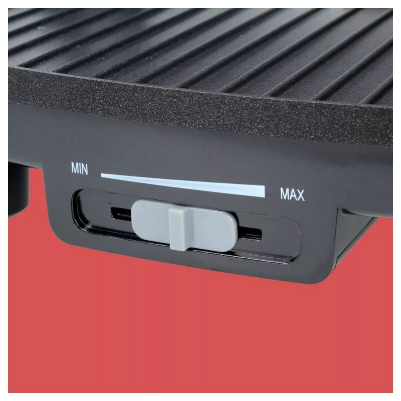 Grill TM Electron TMPGR006 – 1500 W, placas grill 28×19 cm, tapa flotante