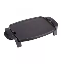 Plancha de asar Jata GR205 – 1000 W, superficie 28×22 cm, Durastone antiadherente