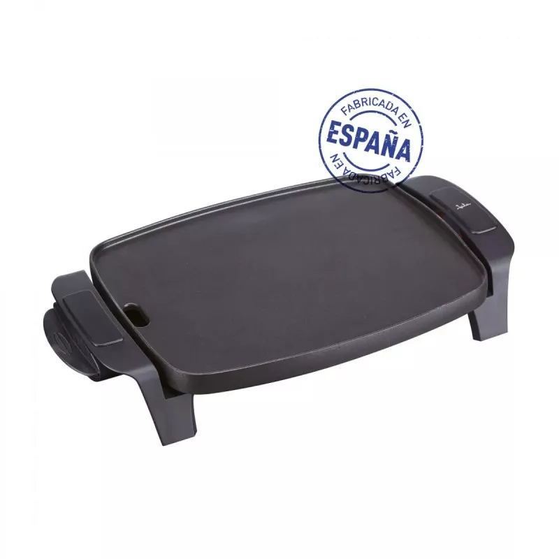 Plancha de asar Jata GR205 – 1000 W, superficie 28×22 cm, Durastone antiadherente