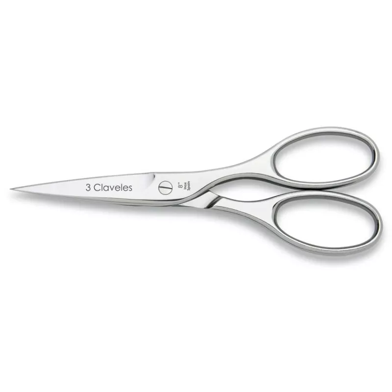Tijeras de cocina 20 cm Tres Claveles Grand Cuisine 00404 de acero inoxidable con diseño ergonómico y afiladas.