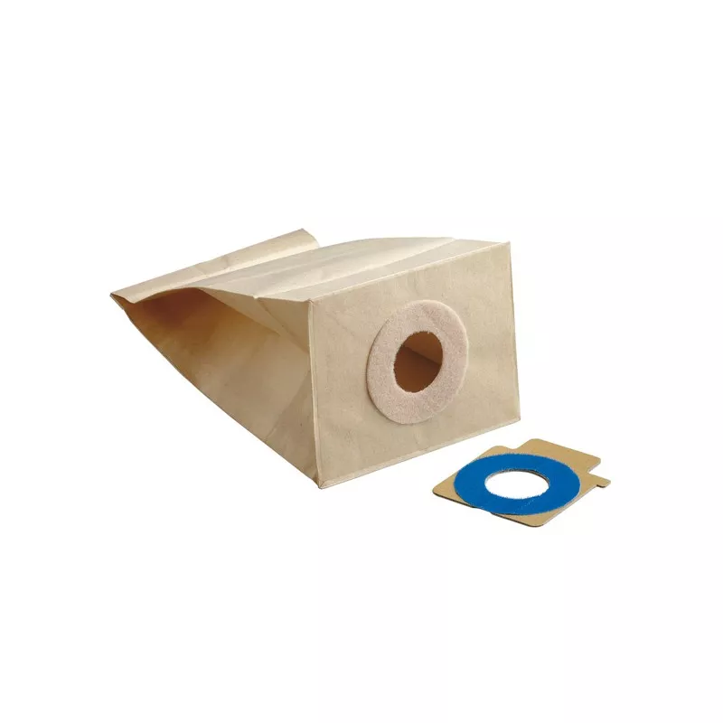 Bolsas aspirador Rayen 6386 universales de papel en color kraft, pack de 5 unidades con diseño funcional.