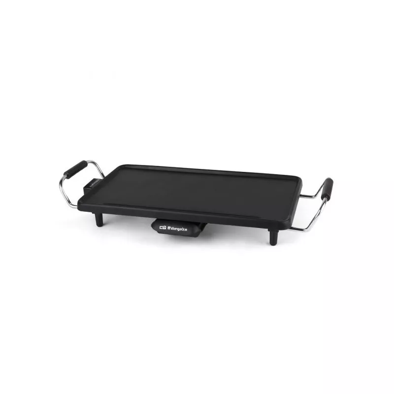 Plancha de asar Orbegozo TB 2203 – 2000 W, 22×43 cm, antiadherente