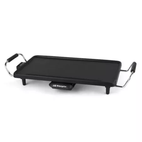 Plancha de asar Orbegozo TB 2203 – 2000 W, 22×43 cm, antiadherente