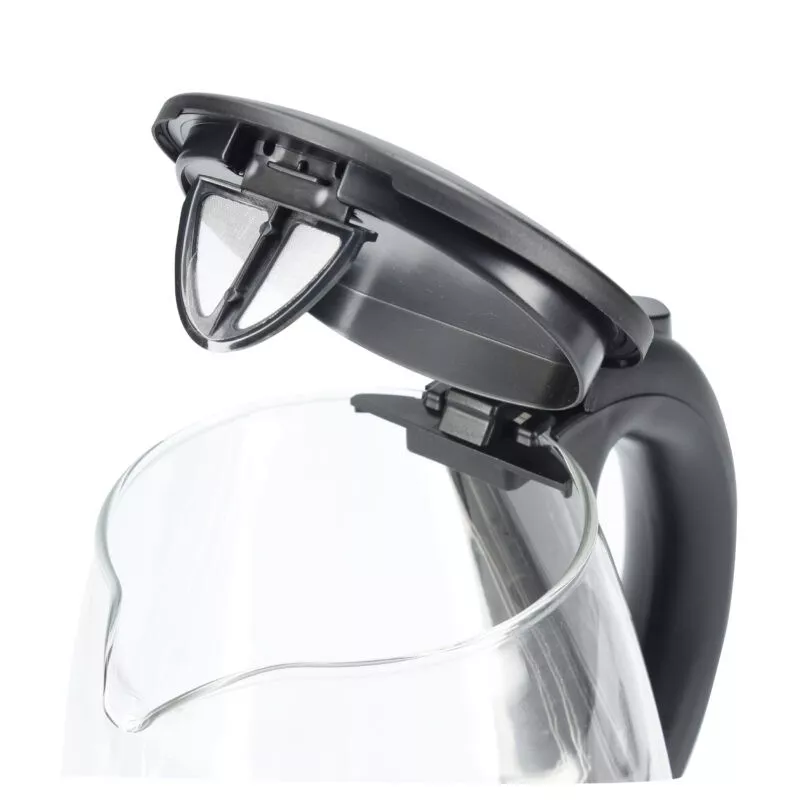 Hervidor de cristal TM Electron TMPKT014 – 1,7 L, 2200 W, vidrio borosilicato