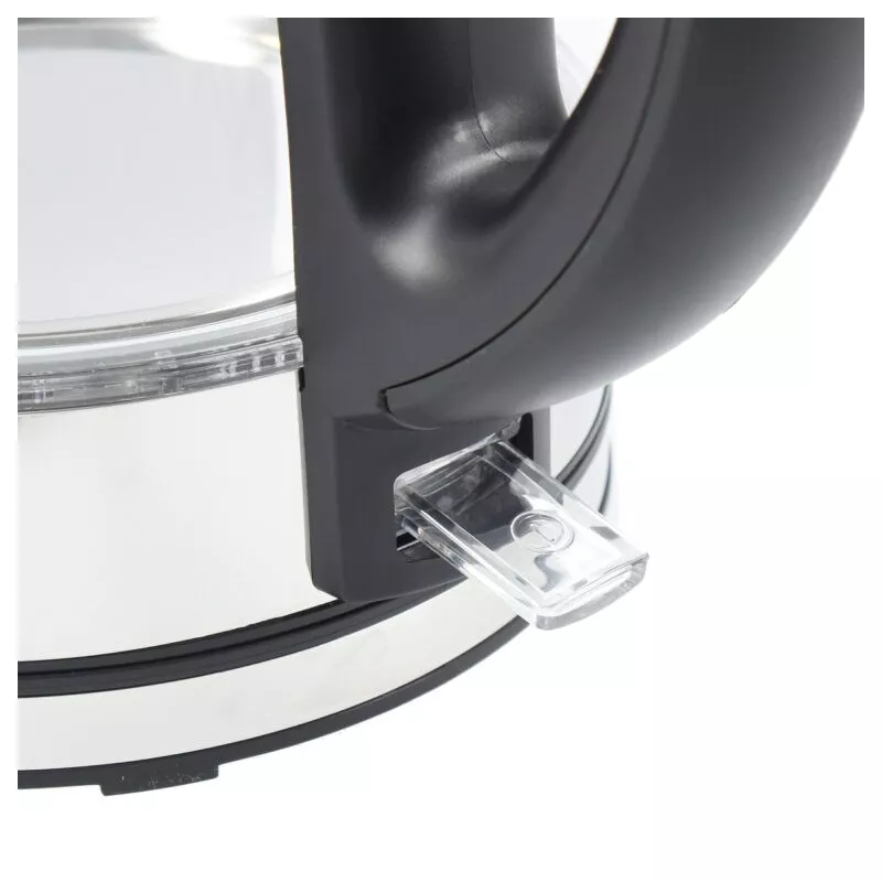 Hervidor de cristal TM Electron TMPKT014 – 1,7 L, 2200 W, vidrio borosilicato