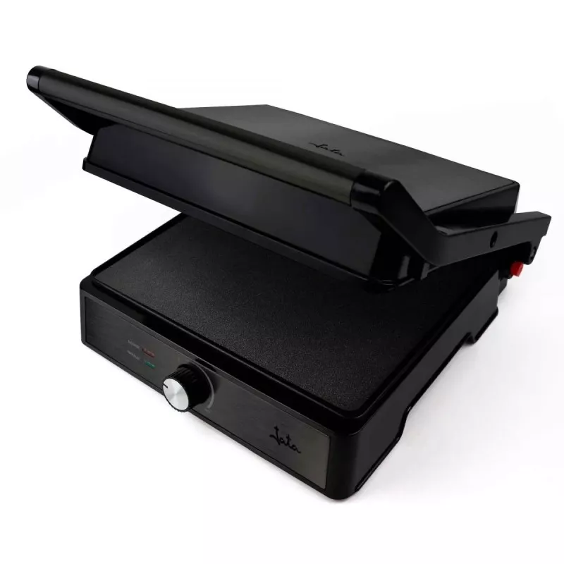 Grill Jata JEGR1913 doble – 2000 W, placas 29×24 cm, apertura 180º