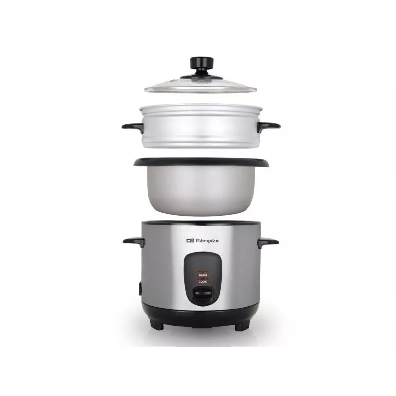 Cocedor de arroz Orbegozo CO 3025 – 1 L, 400 W, olla aluminio antiadherente