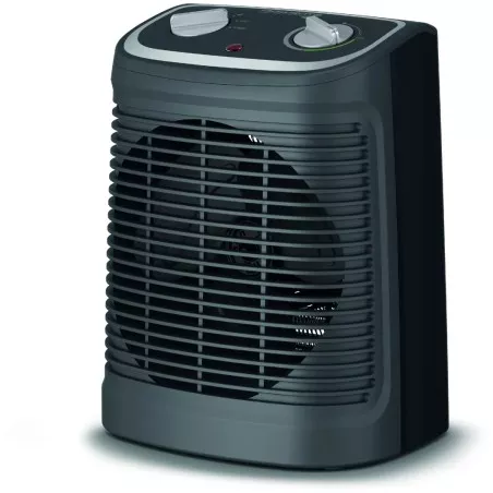 CALEFACTOR ROWENTA SO2330F2 INSTANT COMFORT 2400W compacto negro con diseño moderno y control de temperatura ajustable