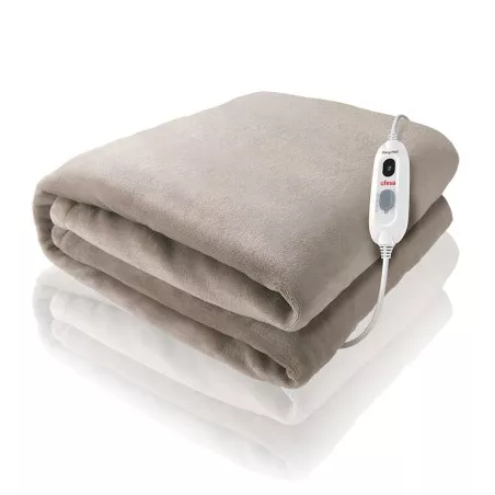 MANTA UFESA SOFTY PLUS 180X140 eléctrica, de tejido suave en color beige y con control de temperatura ajustable
