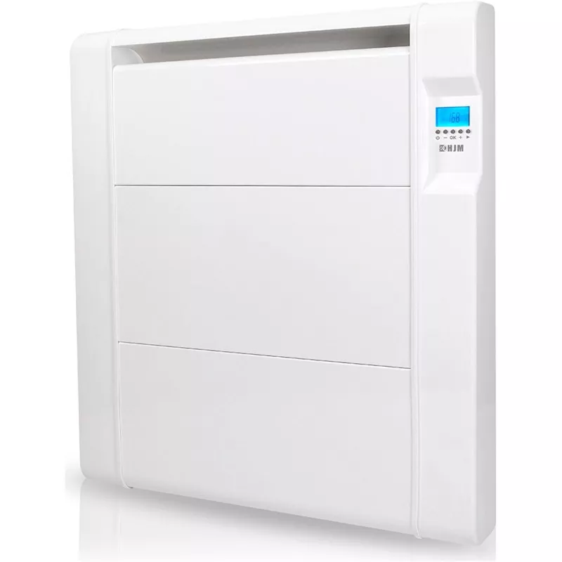 EMISOR HJM ESD 08 1000W SECO color blanco, diseño compacto y moderno, ideal para calefacción eficiente en interiores