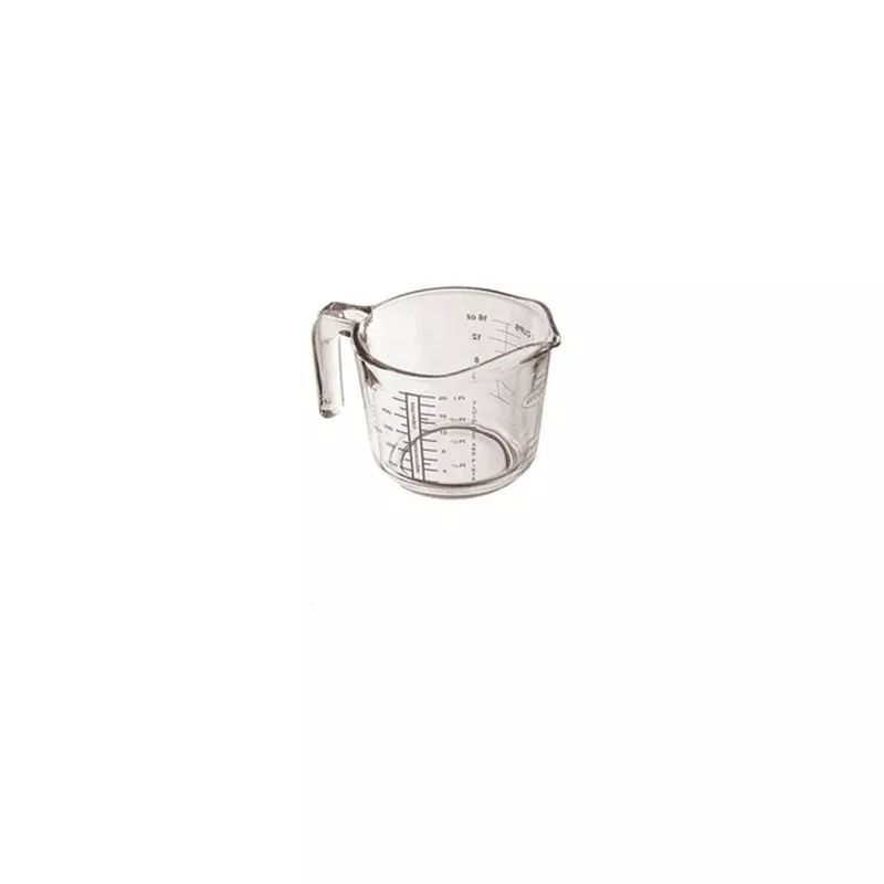 Jarra medidora graduada de cristal 1L Arcuisine 264BA00 con diseño transparente y escala en mililitros.