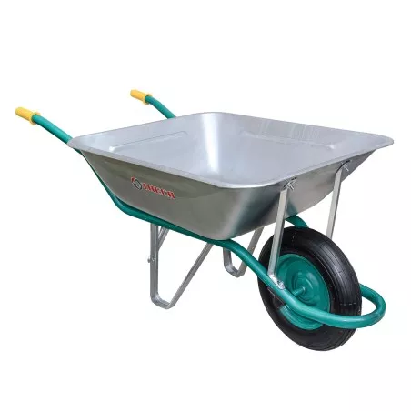 CARRETILLO AGRICOLA THECA/GALV 700 THECA de acero galvanizado, diseño robusto y mango de plástico ergonómico.