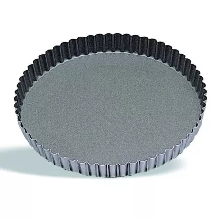 Molde para tarta rizado Arcuisine 48263 de cristal con acabado antiadherente de 24 cm y diseño elegante.