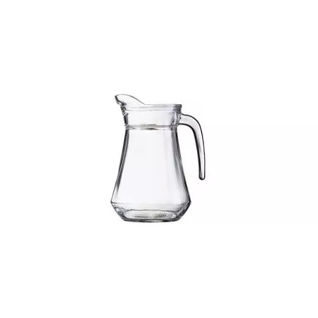 JARRA ARC 1.00 RFº 36358 de vidrio transparente, diseño moderno y resistente, ideal para servir bebidas.
