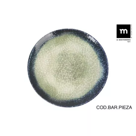 PLATO LLANO 26 CM. OLAF MONACO BRILLO OLA26100