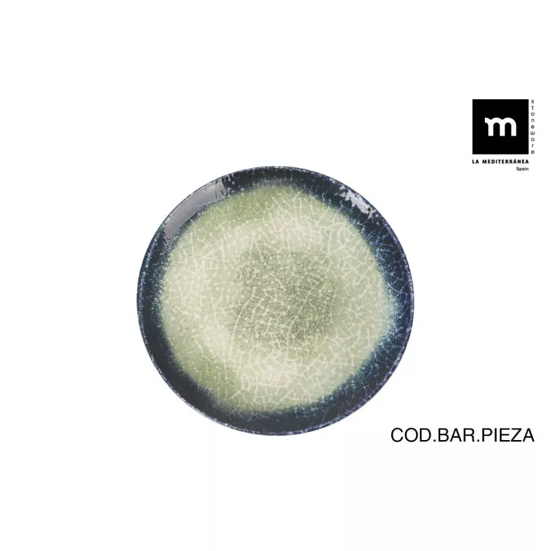 PLATO POSTRE 20 CM. OLAF MONACO BRILLO OLA26104
