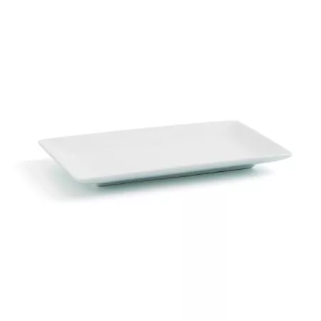 RABANERA 16*9 QUID GASTRO 7406033 blanca rectangular de porcelana con acabado brillante y diseño moderno