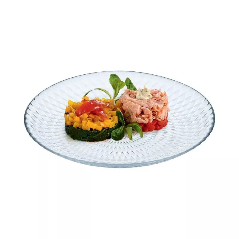 PLATO POSTRE 19 CM PAMPILLE CLEAR LUM.
