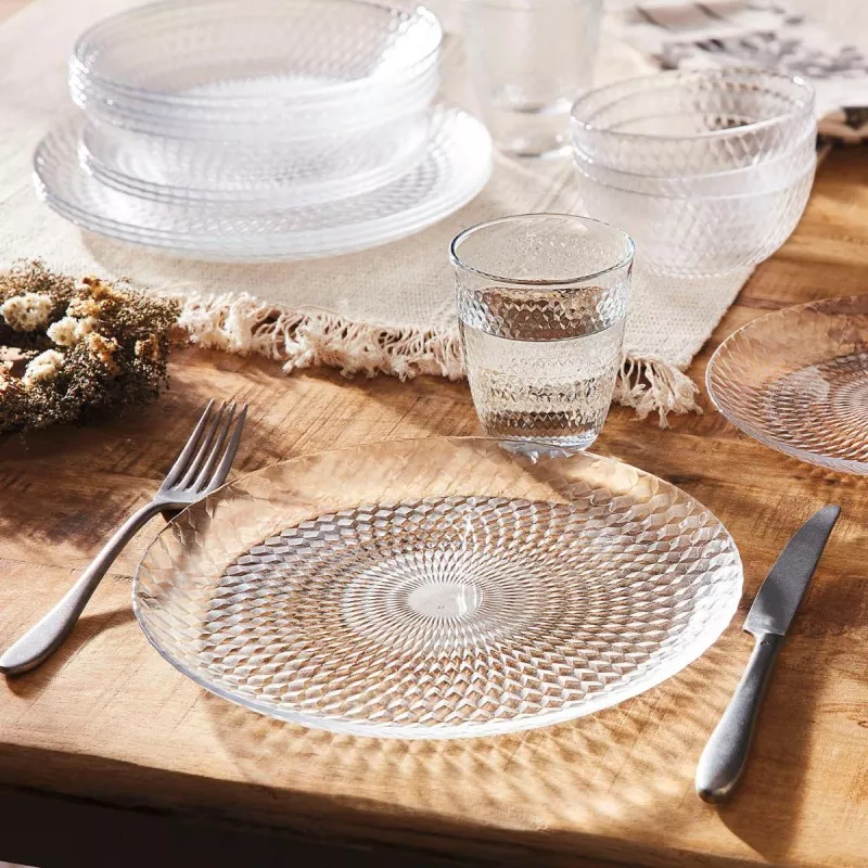 PLATO POSTRE 19 CM PAMPILLE CLEAR LUM.