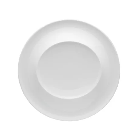 PLATO PRESENTACION GOURMET V. ALEGRE de cerámica blanca, diseño elegante y acabado brillante, ideal para servir.