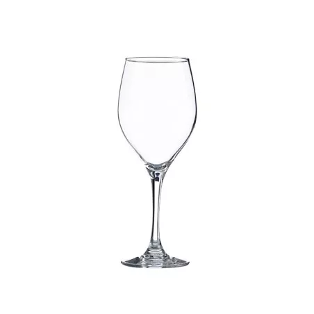 Copa Sauvignon 44 Vicrila de cristal transparente con diseño elegante y base estable, ideal para vinos.