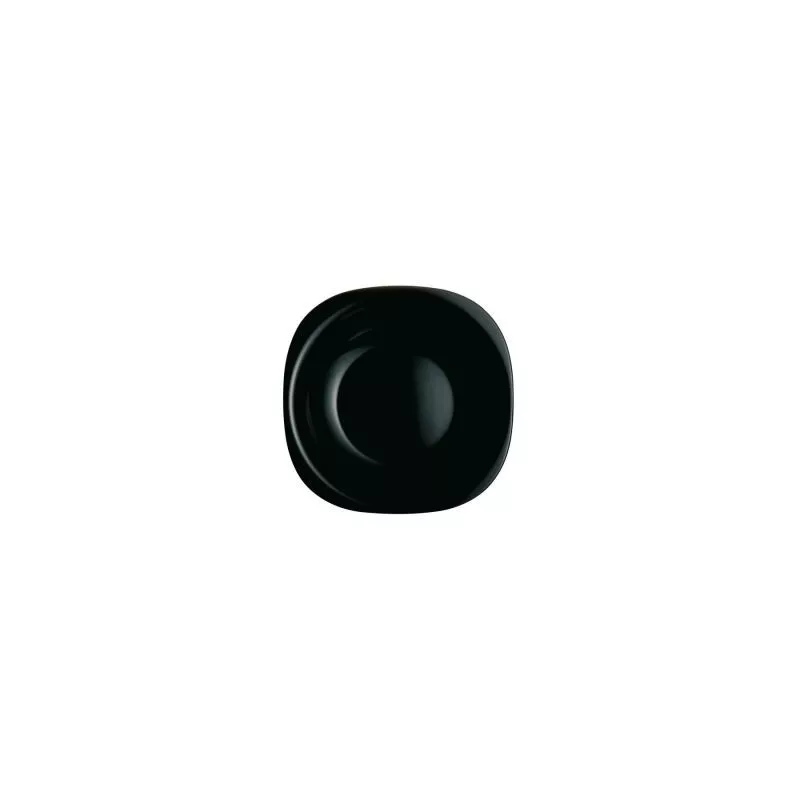 PLATO HONDO CARINE NOIR LUMINARC color negro, diseño moderno y elegante, material cerámico de alta calidad.