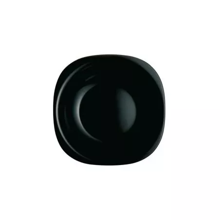 PLATO HONDO CARINE NOIR LUMINARC color negro, diseño moderno y elegante, material cerámico de alta calidad.