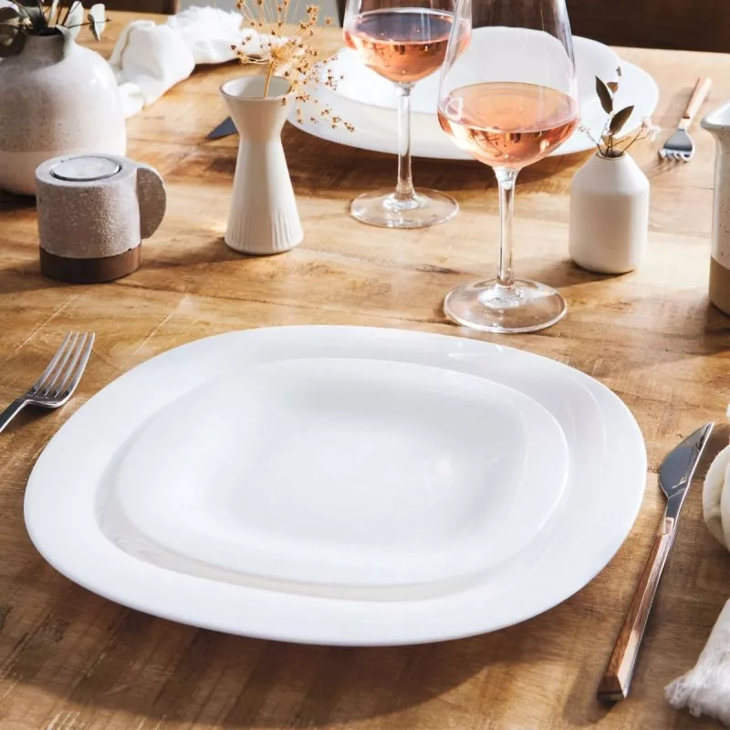 PLATO HONDO CARINE BCO LUMINARC