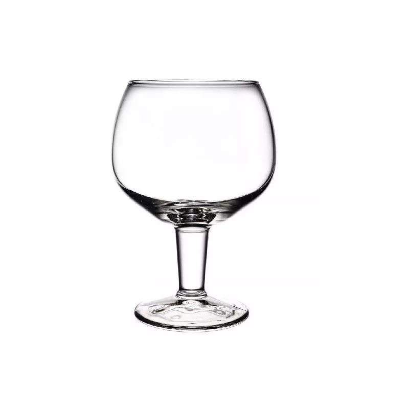 COPA GRAN SERVICIO 60 CTLS de cristal transparente con base ancha y diseño elegante para bebidas.