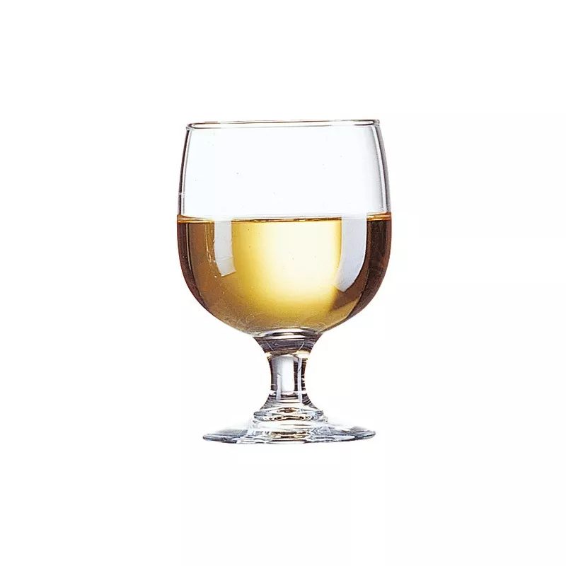 COPA AMELIA 16 JEREZ ARCOROC de cristal transparente con base robusta y diseño clásico ideal para servir vino.