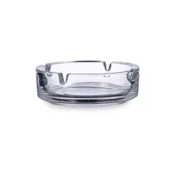 CENICERO APILABLE 145 LUMINARC de vidrio transparente con diseño moderno y acabado liso, ideal para uso en interiores.
