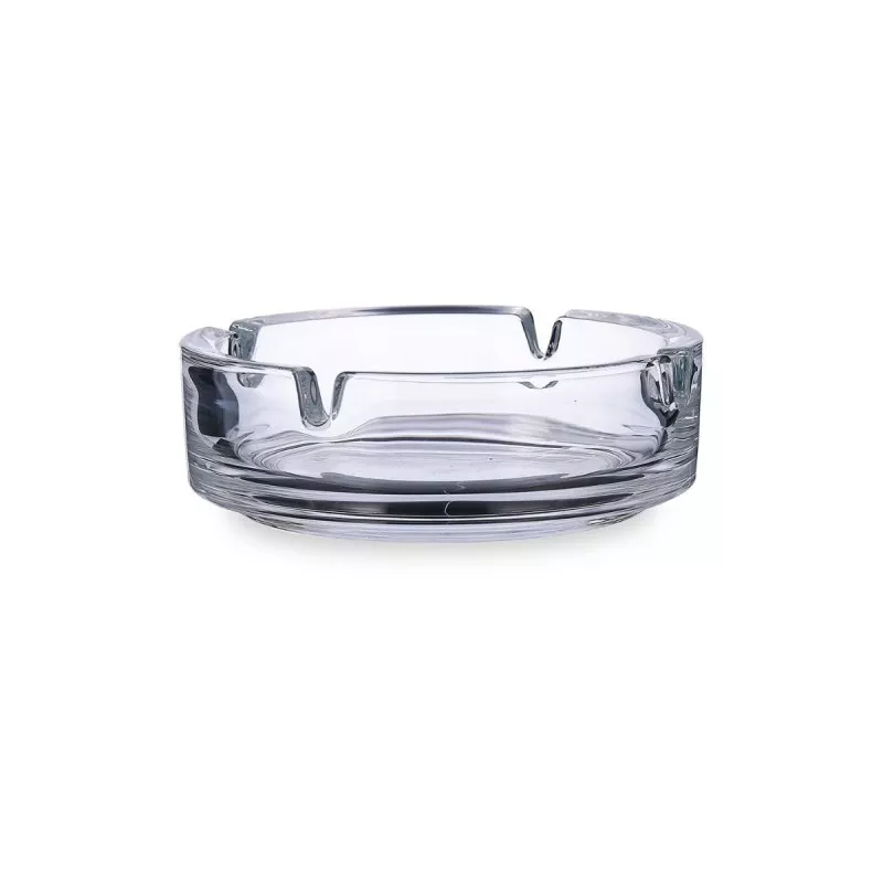 CENICERO APILABLE 145 LUMINARC de vidrio transparente con diseño moderno y acabado liso, ideal para uso en interiores.