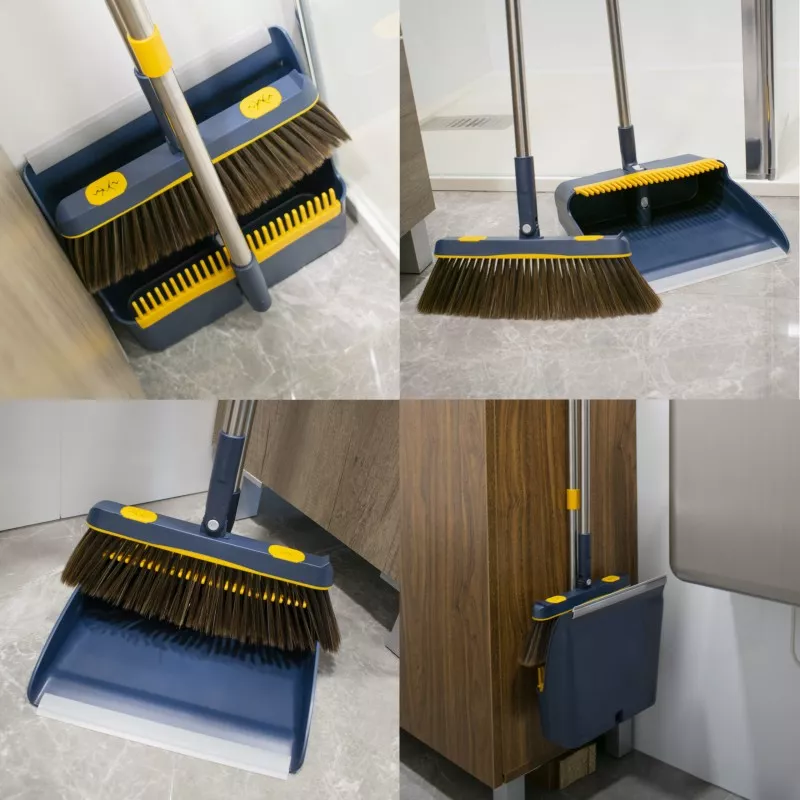 ESCOBA + RECOGEDOR PLEGABLE HOCL010