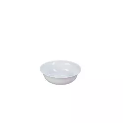 PALANGANA DENOX 17 CM. BCO 23010.50 color blanco, de plástico resistente y diseño redondo ideal para uso doméstico.