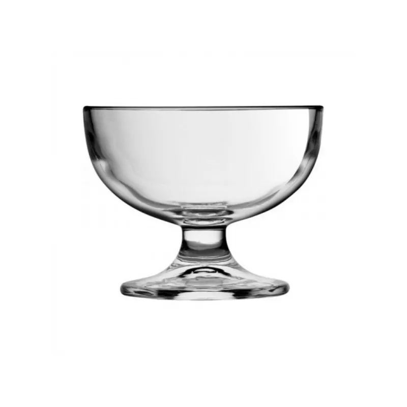 COPA HELADO 28 CL. PRIMAVERA LIBBEY de cristal transparente con base robusta y diseño clásico para servir postres.