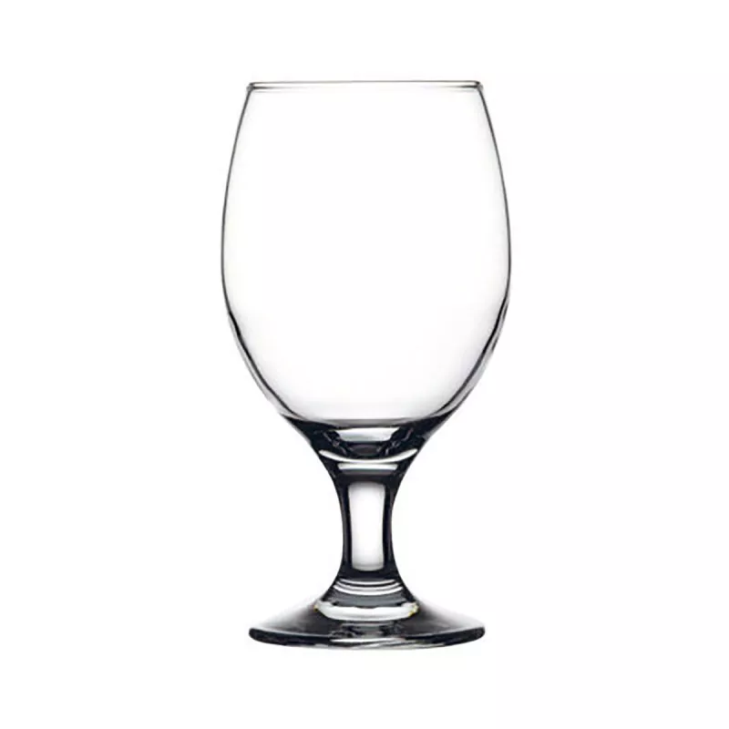 COPA BISTRO CERVEZA 40 CL 44417 PASABACHE de vidrio transparente con base sólida y diseño elegante