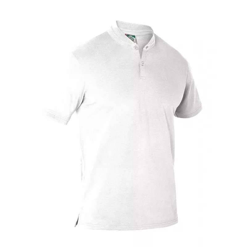 Polo camarero cuello mao Monza 03013 blanco T-XS de algodón, diseño clásico, ideal para uso profesional.