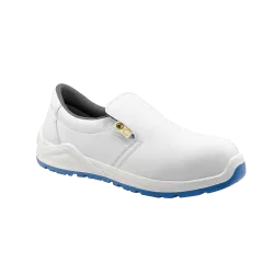 Zapato cocina Calima Cook 9250 blanco S2 ESD T-40 con diseño antideslizante y material resistente al agua.