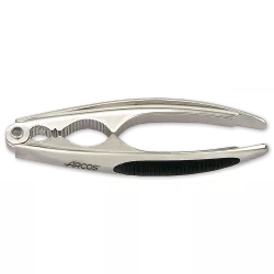 Cascanueces Arcos 603000 16 cm de aleación de zinc acabado plateado con diseño ergonómico y antideslizante.
