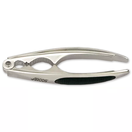 Cascanueces Arcos 603000 16 cm de aleación de zinc acabado plateado con diseño ergonómico y antideslizante.