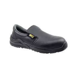Zapato cocina Calima Cook 9251 negro S2 ESD T-42 de cuero resistente con diseño antideslizante y cómoda suela.