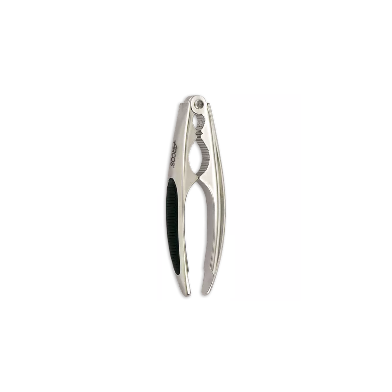 Cascanueces Arcos 603000 de aleación de zinc, 16 cm, acabado plateado y diseño ergonómico para uso cómodo.