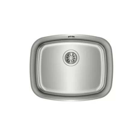 FREGADERO BAJO EB BE 50*40 CUADRADO de acero inoxidable en acabado mate y diseño cuadrado para cocinas modernas