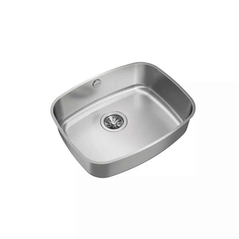 FREGADERO BAJO EB BE 50*40 CUADRADO acero inoxidable con acabado mate y diseño cuadrado moderno.