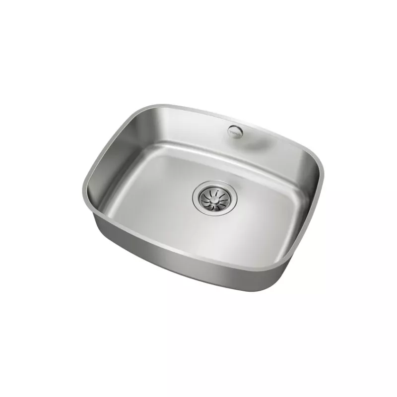 FREGADERO BAJO EB BE 50*40 CUADRADO de acero inoxidable con acabado pulido y diseño cuadrado moderno