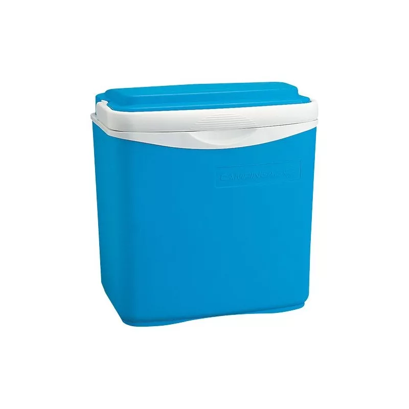 Nevera portátil Coleman Icetime 13L azul de diseño compacto y duradero, ideal para mantener alimentos frescos.