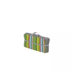 Colchoneta playa Alco 540B-1501 solarium de rayas multicolor, 173x52cm, fácil de transportar y resistente al agua.