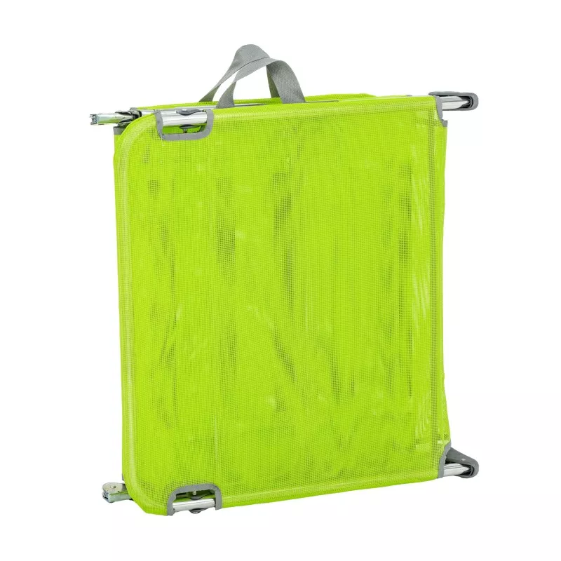 Cama de playa baja Alco 1060ALF fibreline verde plegable con estructura de aluminio y textura resistente al agua