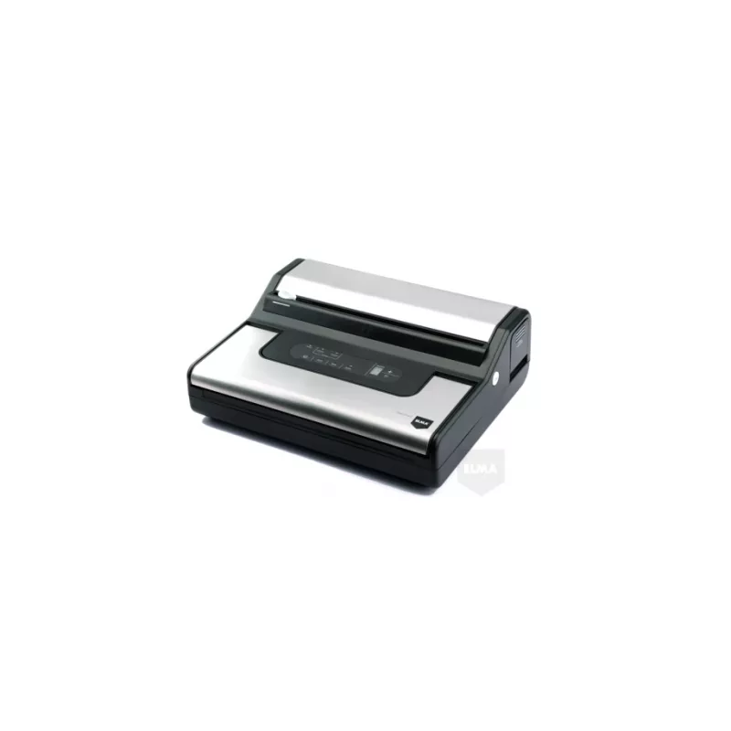 Envasadora al vacío digital Elma Digit One S 15143 200W con acabado en negro y plata, diseño compacto y fácil manejo.