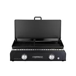 Plancha a gas Campingaz BF LXD Twin 3000006759 – 2 quemadores 6 kW, 60×40 cm